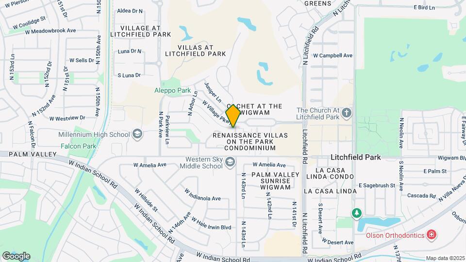 696 W Mesquite Ln Map and Location Details