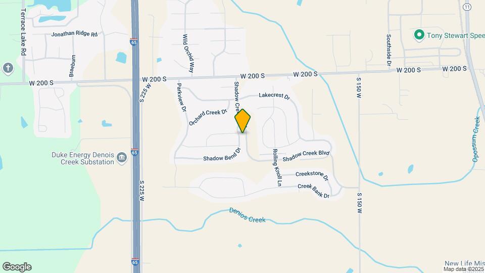 3310 Shadow Creek Blvd Map and Location Details