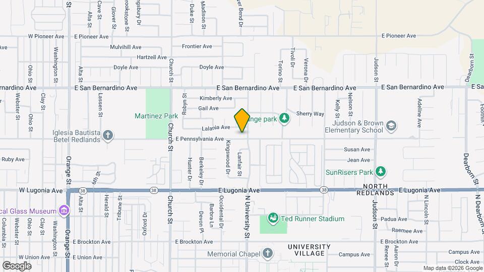 1021 E Pennsylvania Ave Mapa y Detalles de la Ubicación