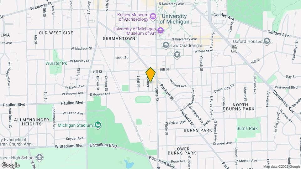 921 Mary St Mapa y Detalles de la Ubicación