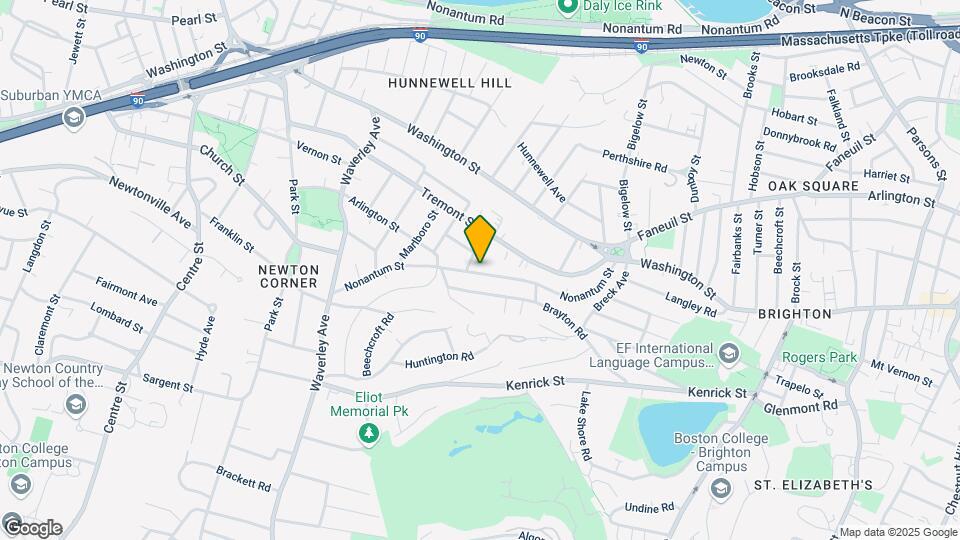 131 Nonantum St, Unit 2 Map and Location Details