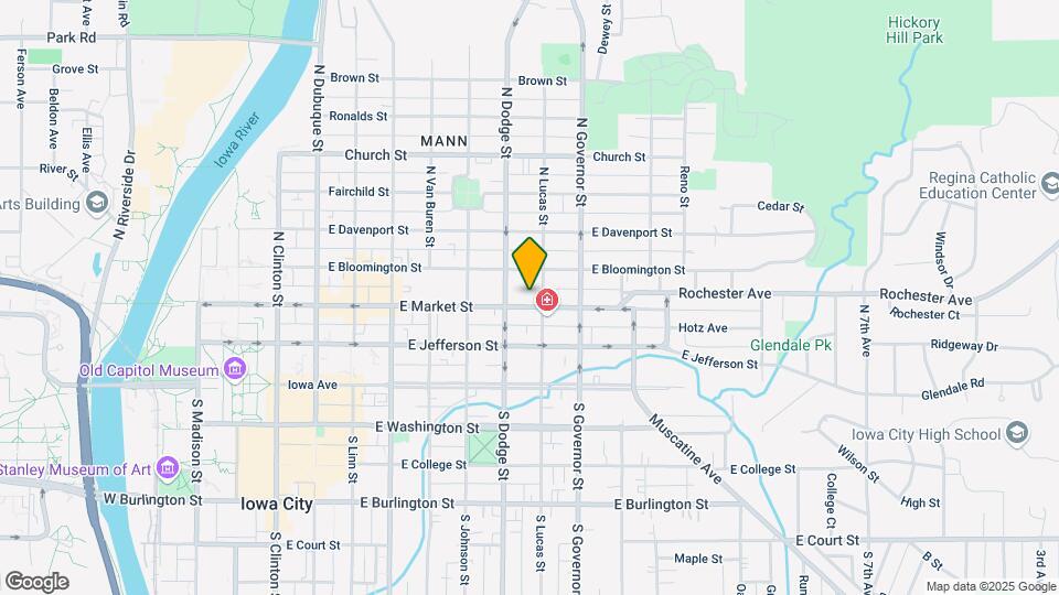 720 E Market St Map and Location Details