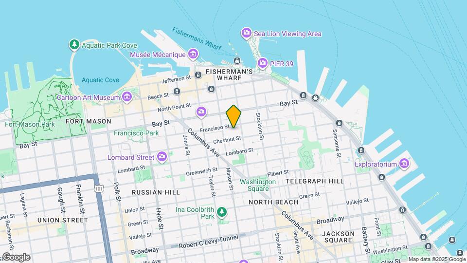 445 Francisco Street Map and Location Details