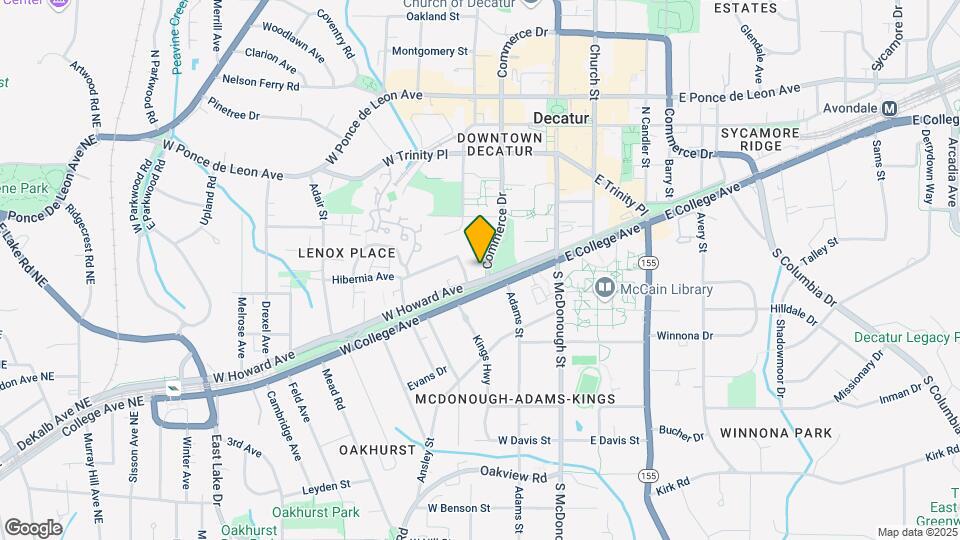 1580 Commerce Dr Map and Location Details
