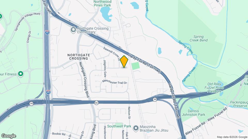 615 Timberstand Ln Map and Location Details