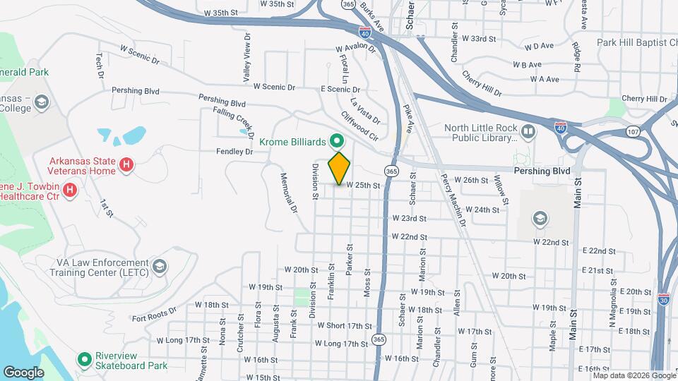2414 Franklin St Map and Location Details