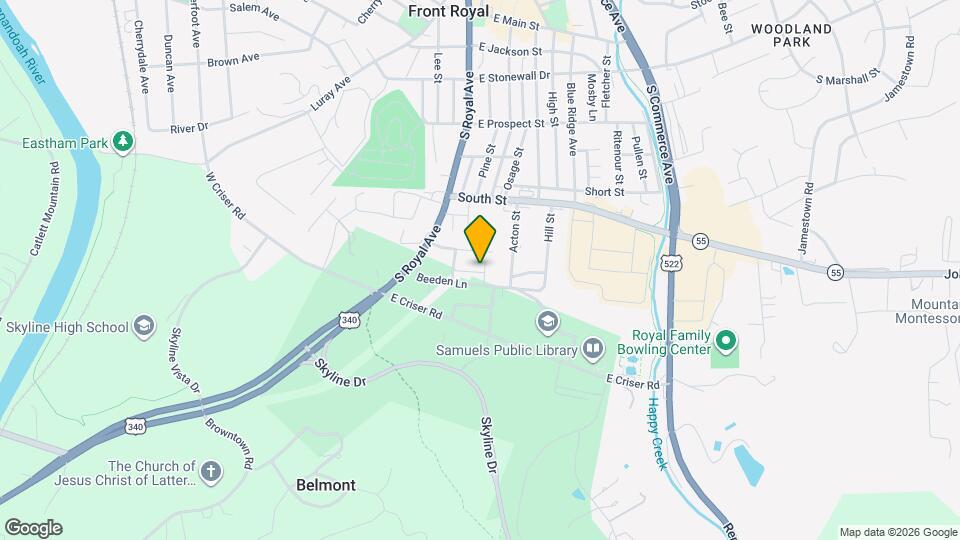 136 Scott St Map and Location Details