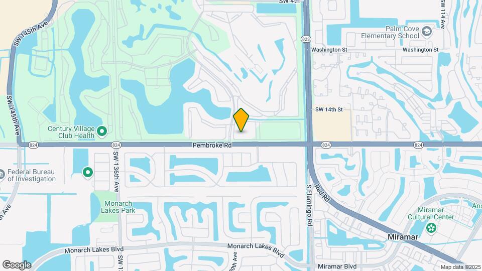 12755 SW 16th Ct Map and Location Details