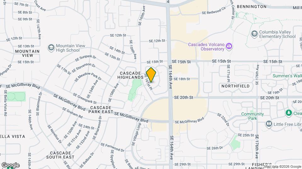 16101 SE 18th St Map and Location Details