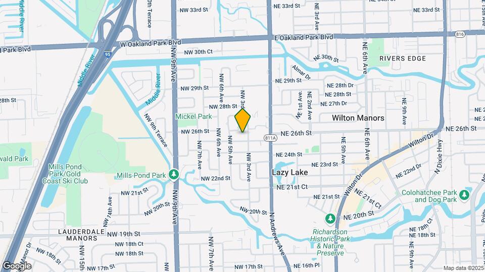 325 NW 25th St Map and Location Details