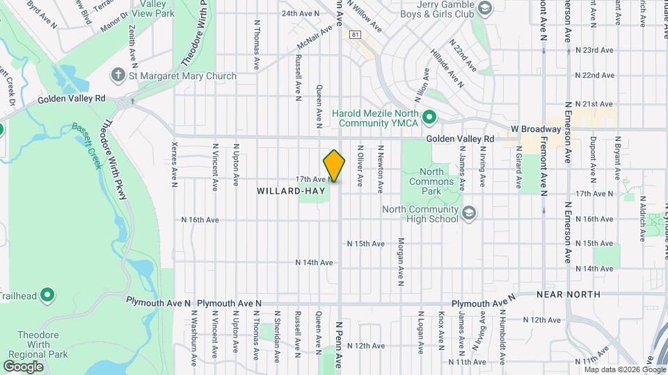 1647 N Penn Ave, Unit 1647Floor2 Mapa y Detalles de la Ubicación