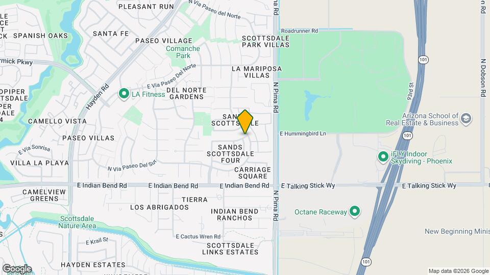 8635 Via De Ln Map and Location Details