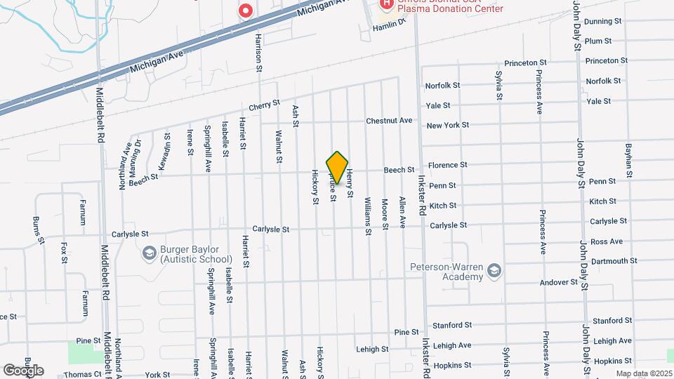 3567 Spruce St Map and Location Details