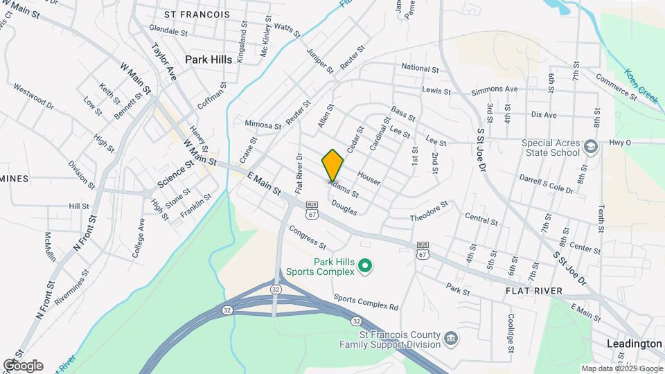 301 Adams St Mapa y Detalles de la Ubicación