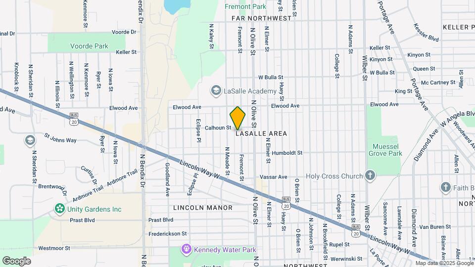 1241 Fremont St Mapa y Detalles de la Ubicación