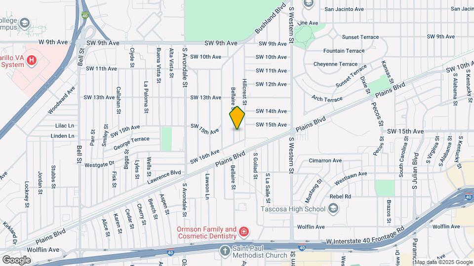 1329 Bellaire St Map and Location Details