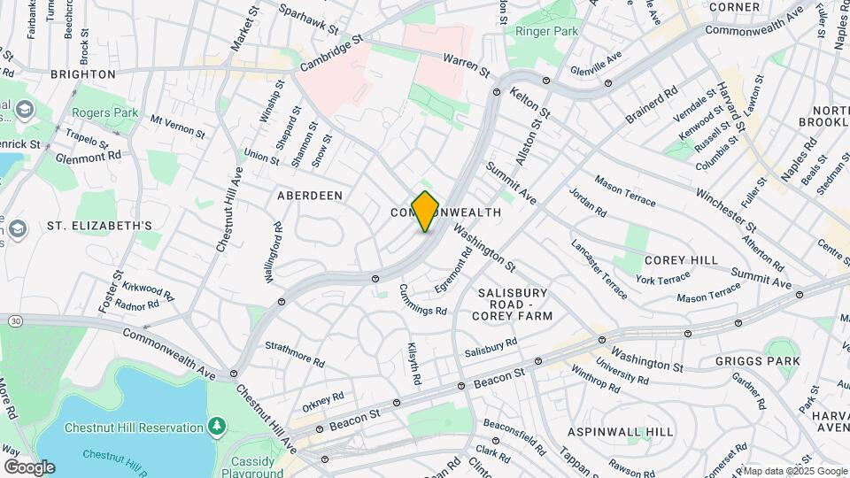 1631 Commonwealth Avenue-Unit -8 Map and Location Details