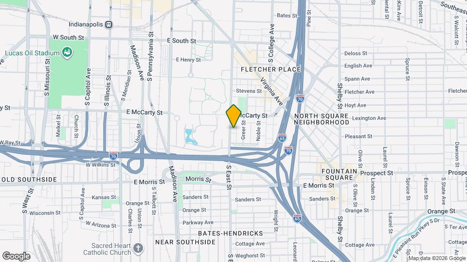 907 S East St Map and Location Details