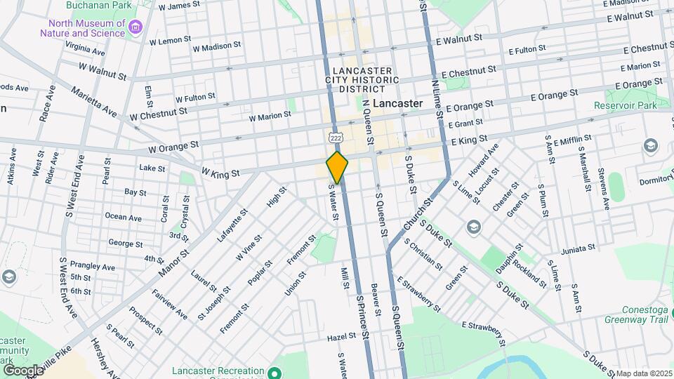 44 S Prince St, Unit 1R Map and Location Details