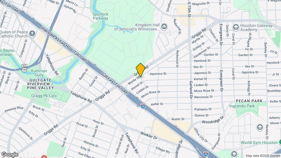 6534 Myrtle St Map and Location Details