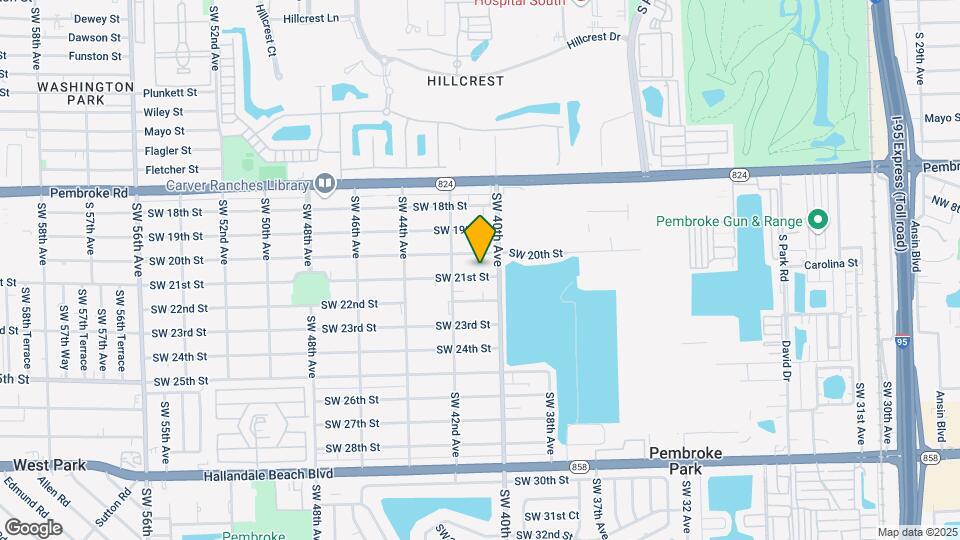 4031 SW 21st St Map and Location Details