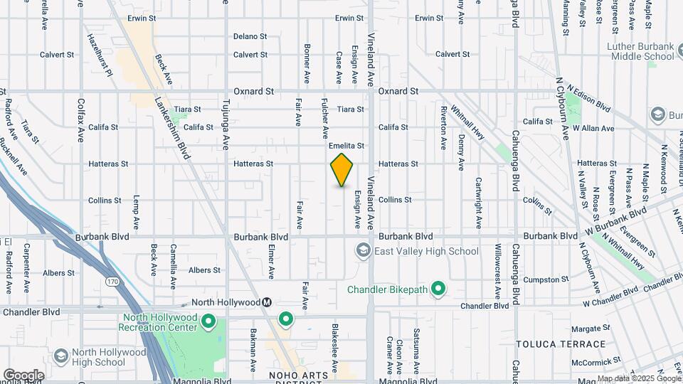 5717 Case Ave Map and Location Details
