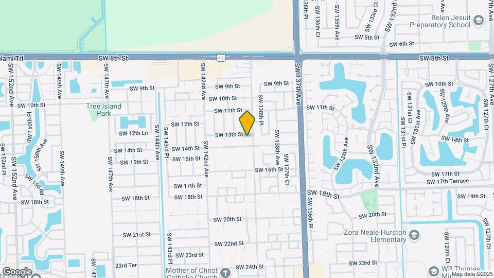 1311 SW 139th Ct Map and Location Details