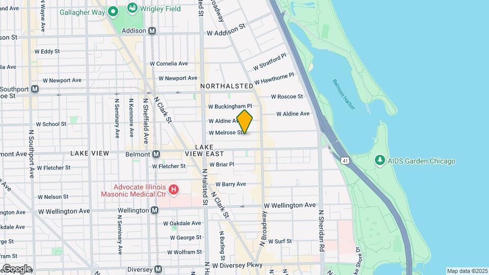 637 W Melrose St, Unit c1 Mapa y Detalles de la Ubicación