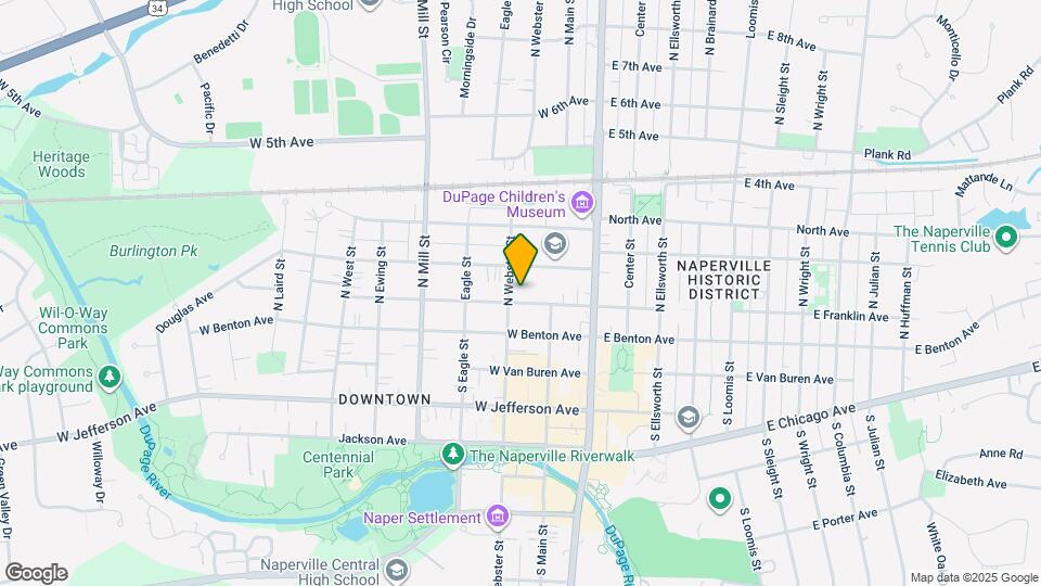 129 W Franklin Ave Map and Location Details