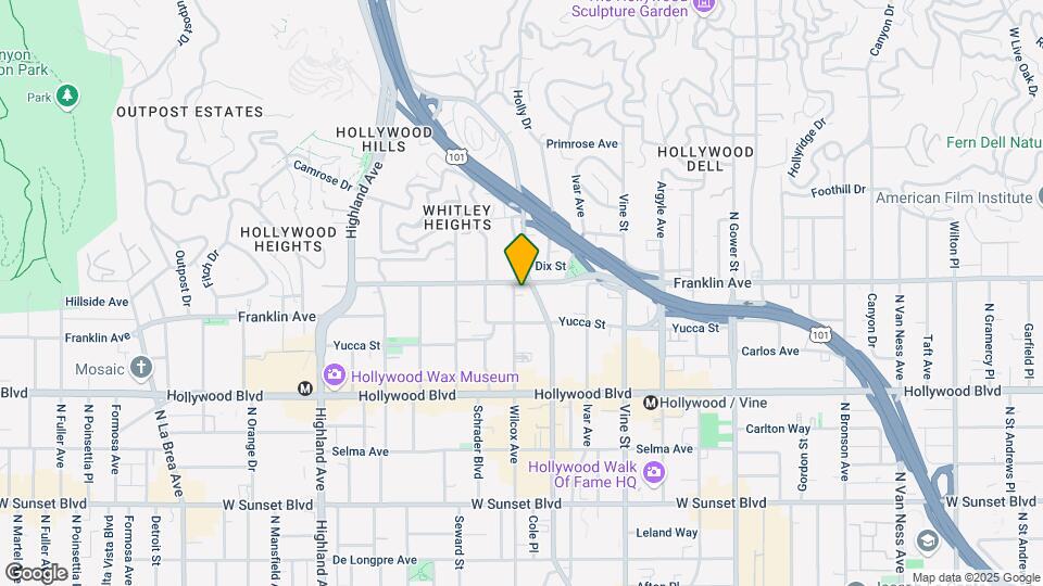 1830 Wilcox Ave Map and Location Details