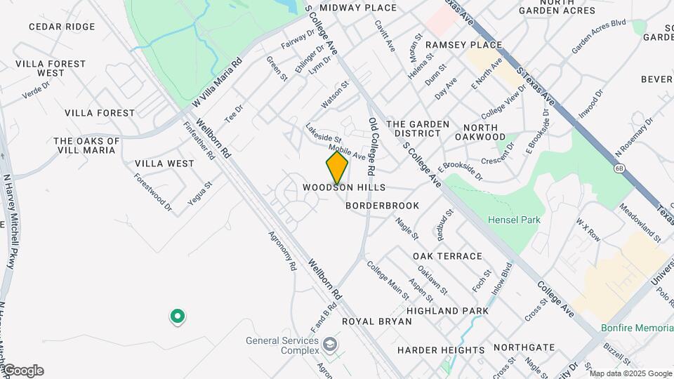 3923 Olive St, Unit A Map and Location Details