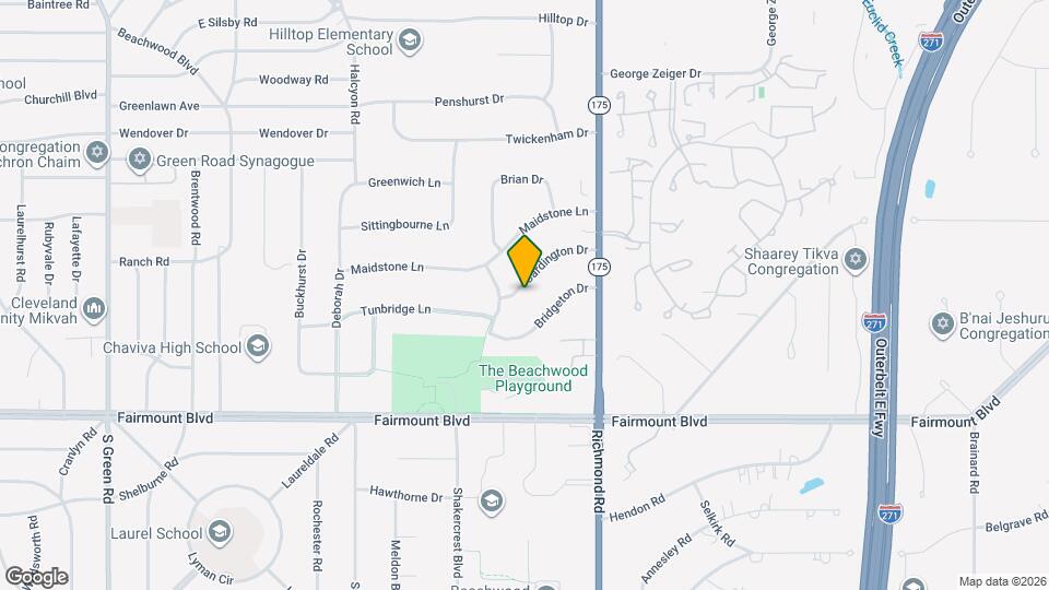 25150 Cardington Dr Map and Location Details
