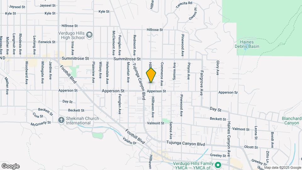 10324 Hillhaven Ave Map and Location Details