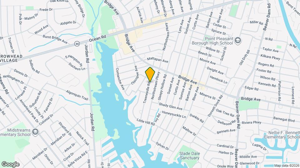 1406 Treeneedle Rd Map and Location Details