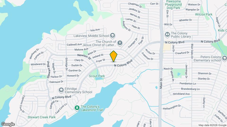 4308 N Colony Blvd Map and Location Details