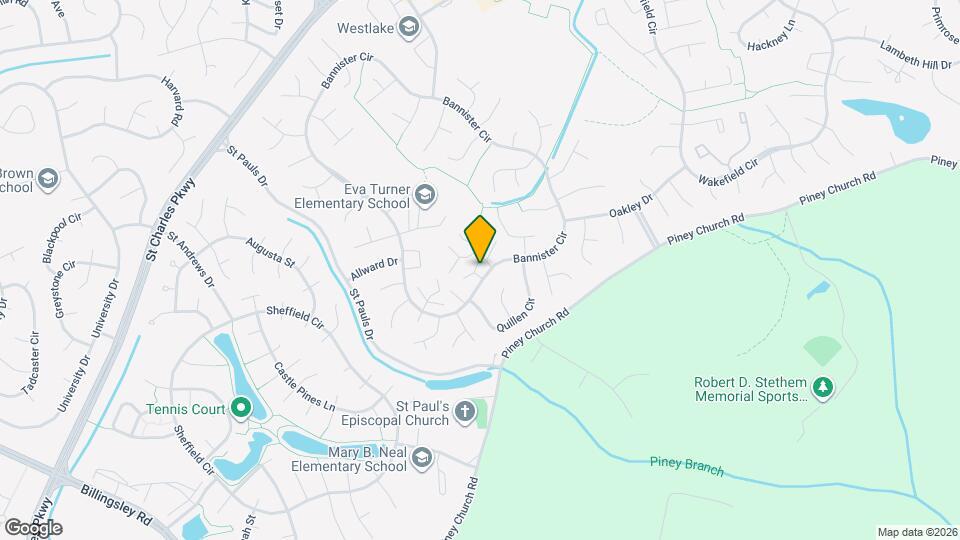 4703 Rookewood Pl Map and Location Details