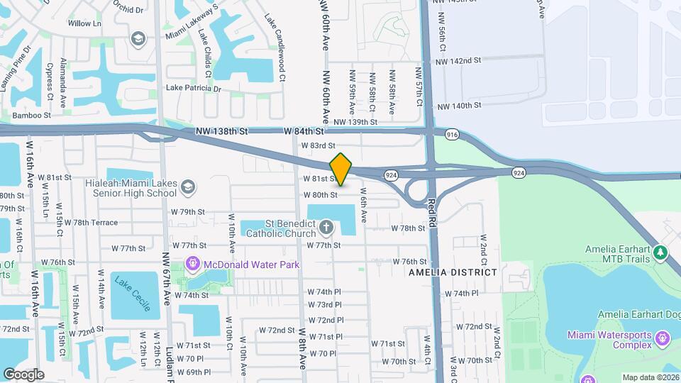 671 W 80th St Map and Location Details