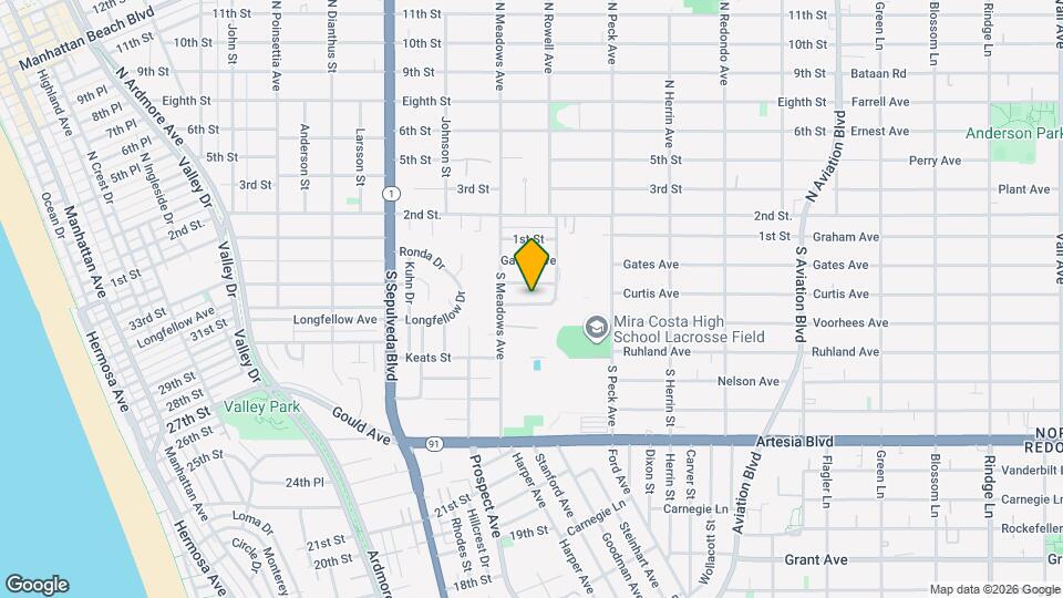 1331 Voorhees Ave Map and Location Details