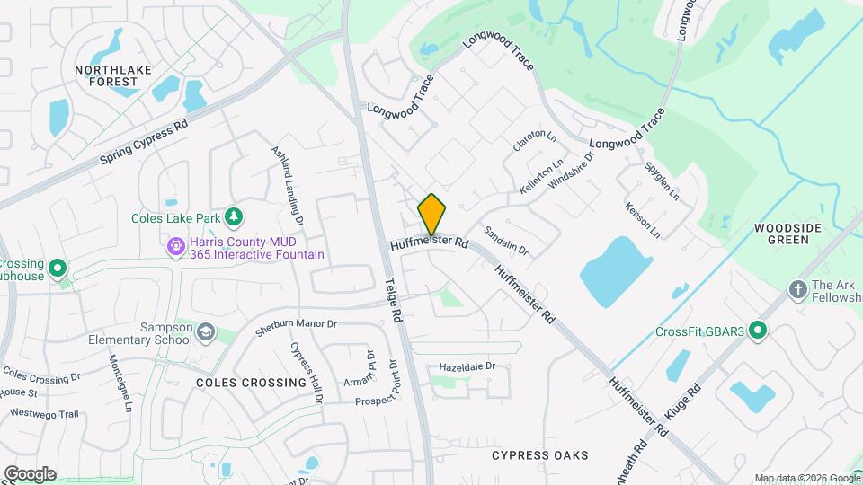 14407 Bush Sage Dr Map and Location Details