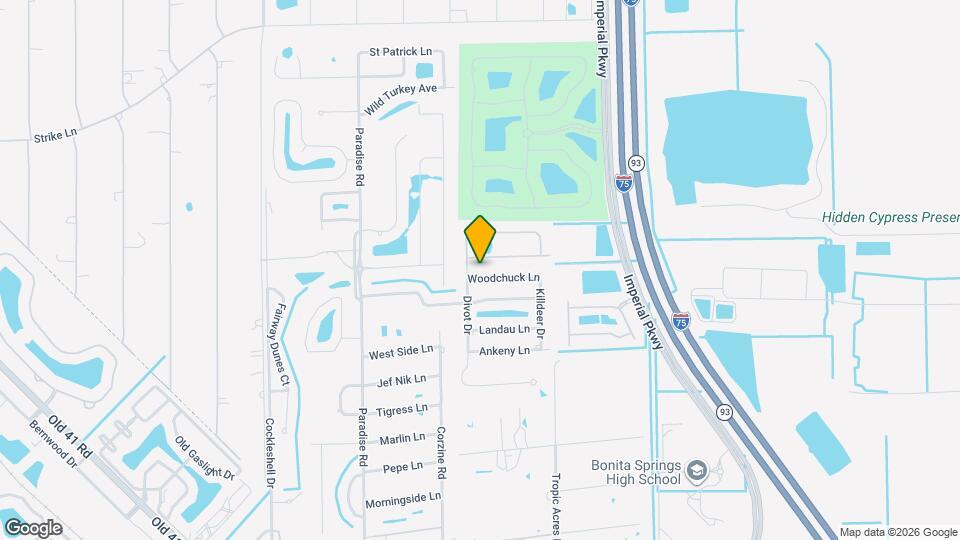 10581 Woodchuck Ln Map and Location Details