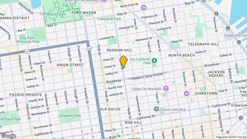1810-1816A Hyde St Mapa y Detalles de la Ubicación