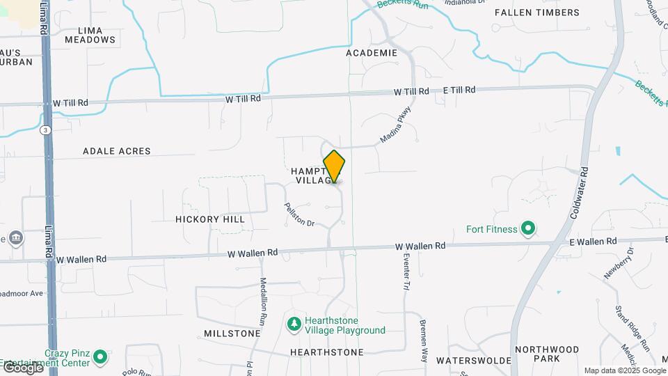 9101 Olmston Dr Map and Location Details