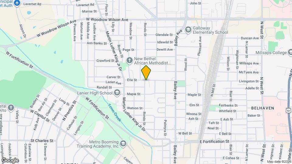 539 Erie St Map and Location Details