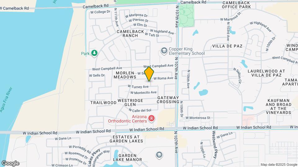 4328 N 108th Dr Map and Location Details