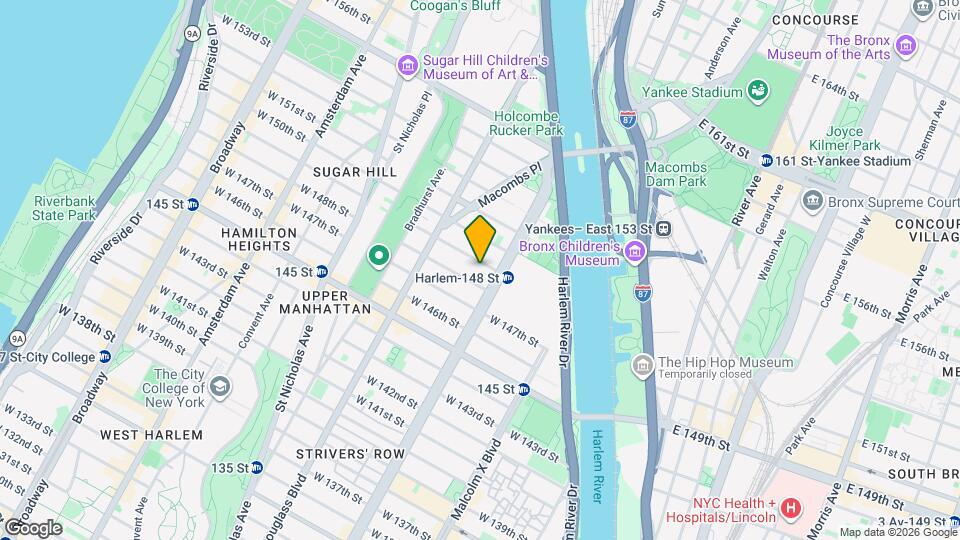 206 W 149th St Mapa y Detalles de la Ubicación