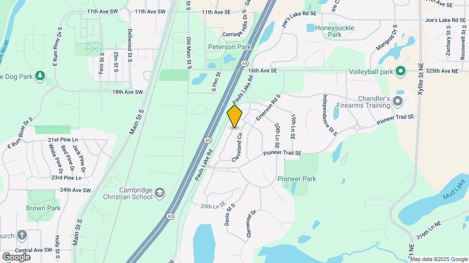 2117 Cleveland Ln S Map and Location Details