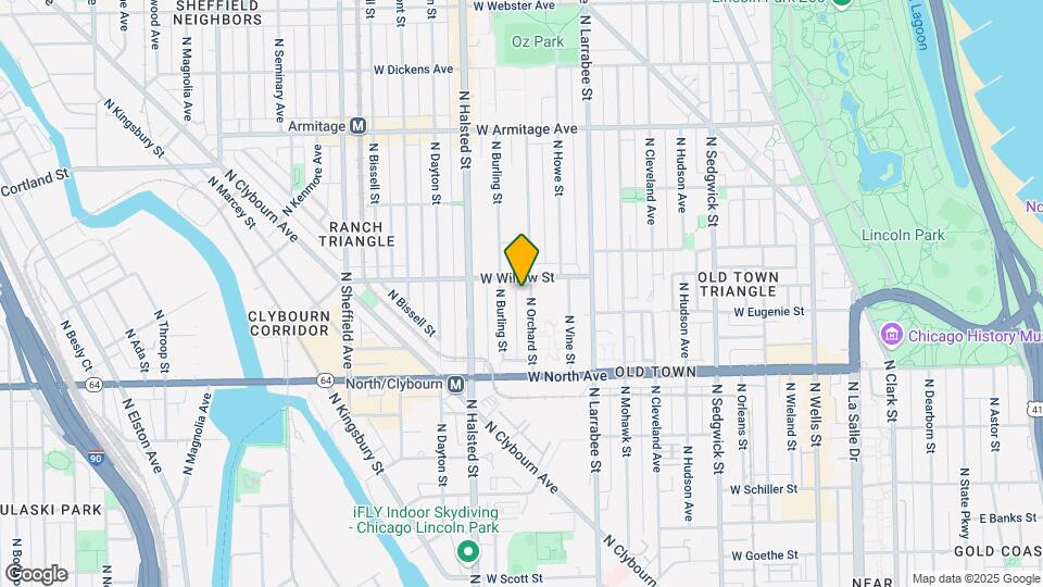 1720 N Orchard St Map and Location Details