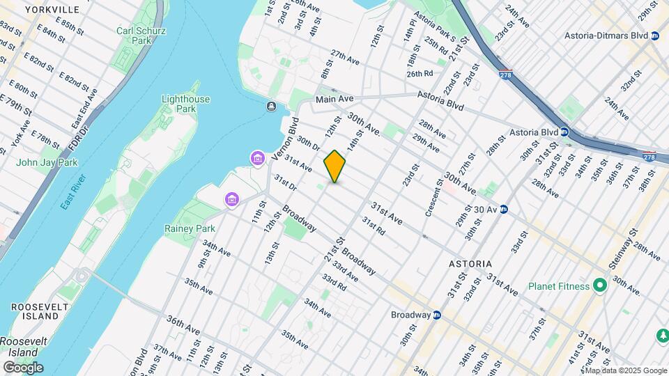 Rent Stabilized 1 bedroom with balcony - i Map and Location Details