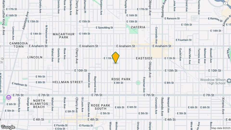 1042 Molino Ave Mapa y Detalles de la Ubicación