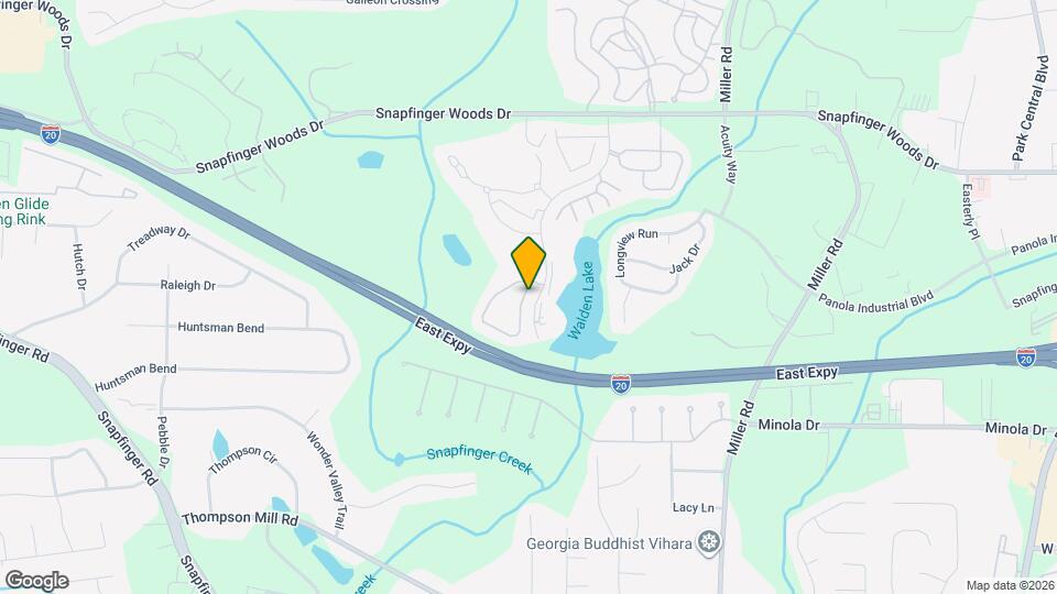 2907 Snapfinger Manor Map and Location Details